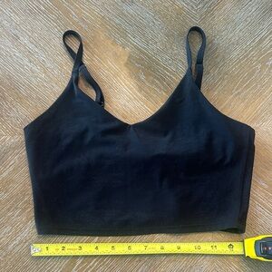 Athleta Elation V Neck Long Line A-C Sports Bra